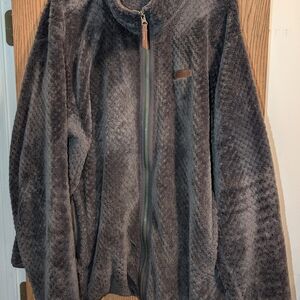 Columbia Dark Gray Teddy Jacket